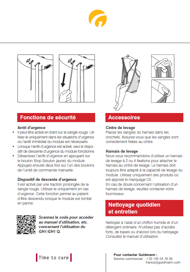 Image(s) de l'annonce Rail de transfert droit lit / fauteuil avec moteur