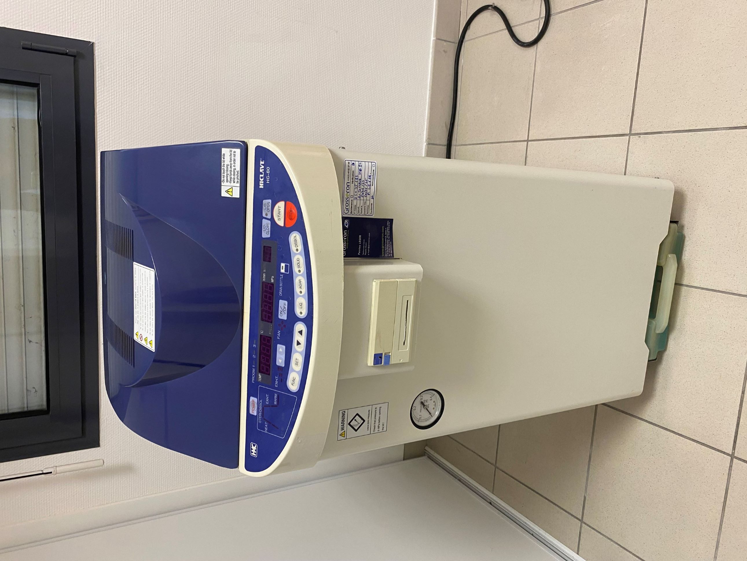 Image(s) de l'annonce Autoclave de stérilisation vertical HMC HG-80