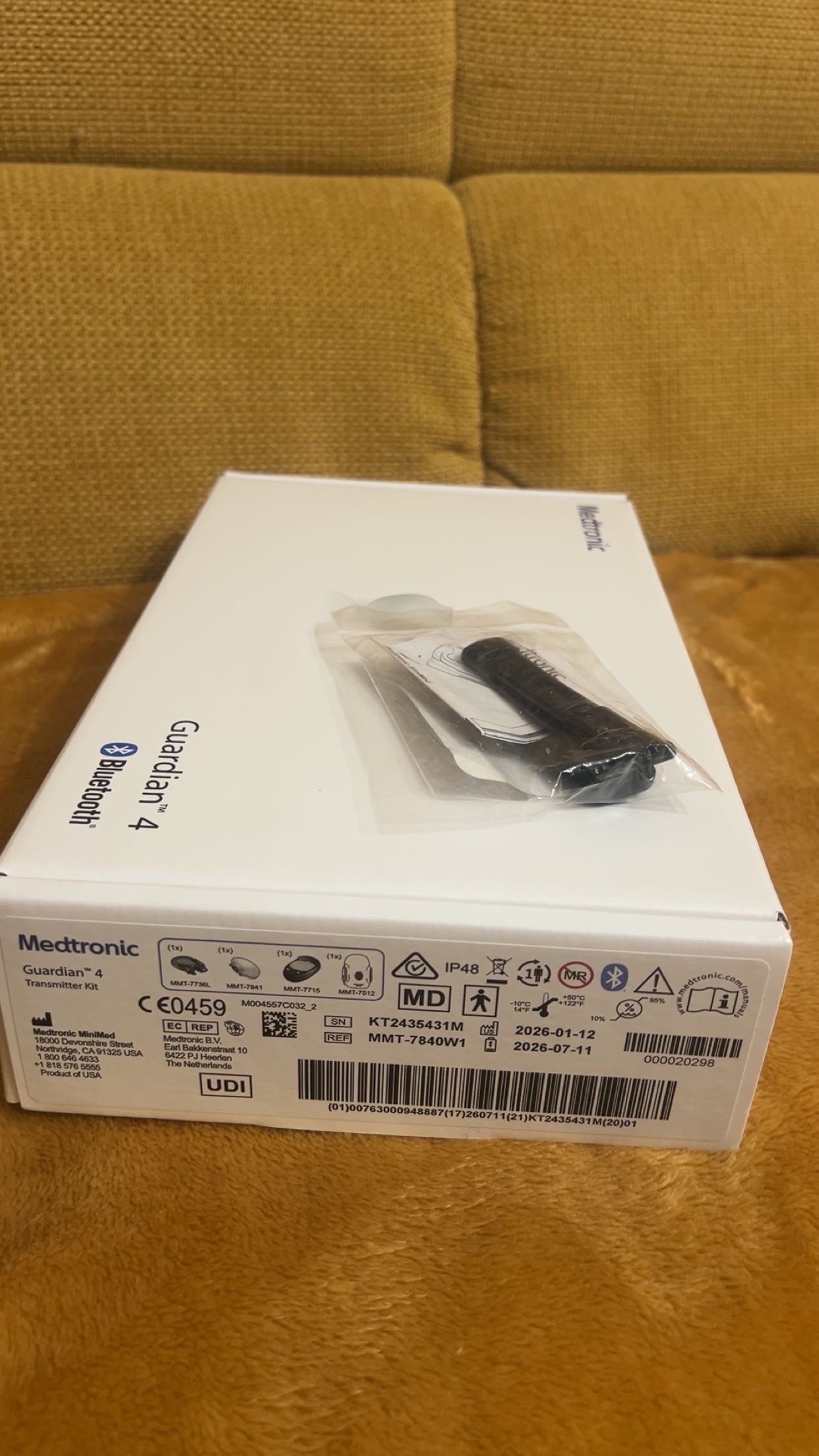 Image(s) de l'annonce Transmetteur Guardian 4 Medtronic NEUF (kit complet)