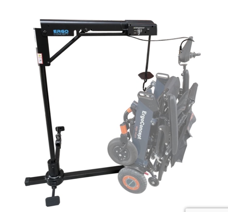 Image(s) de l'annonce Grue de coffre amovible pour fauteuil roulant Ergo Atlas 40