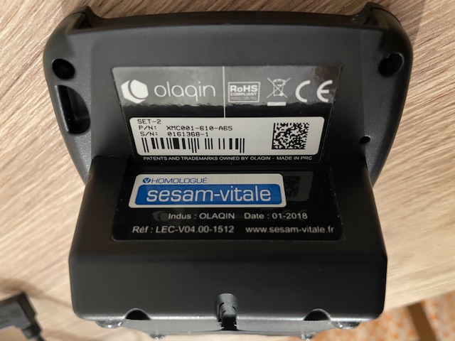 Image(s) de l'annonce lecteur carte vitale olaqin set2