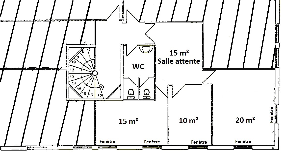 Image(s) de l'annonce A louer Local Paramédical 10 m² + salle d'attente 15 m² partagée