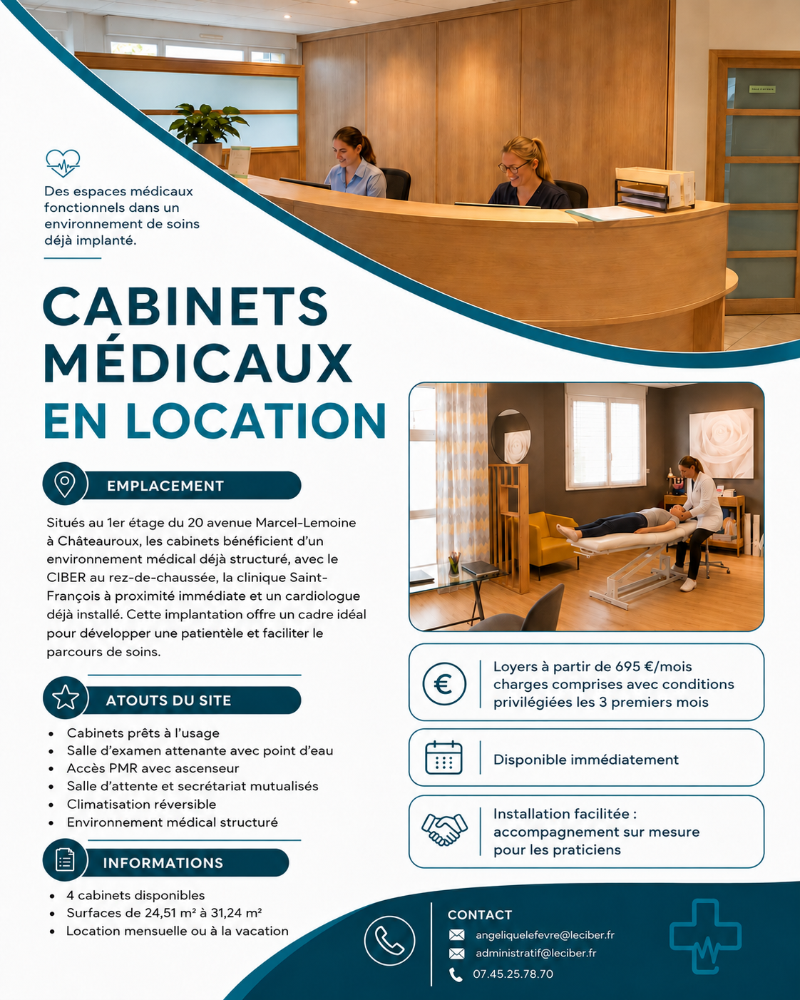 Image(s) de l'annonce Cabinets médicaux clef en main sur Châteauroux