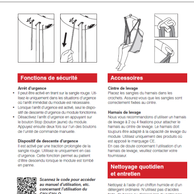 Image(s) de l'annonce Rail de transfert droit lit / fauteuil avec moteur