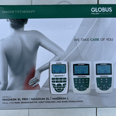 Image(s) de l'annonce Appareil pour magnéto thérapie GLOBUS Magnum XL PRO – Quasi neuf très peu utilisé – facile à utiliser chez soi, traitement musculaire, orthopédique et esthétique