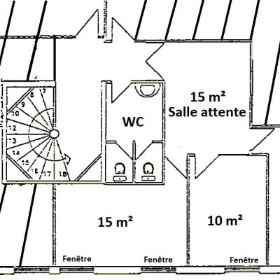 Image(s) de l'annonce A louer Local Paramédical 10 m² + salle d'attente 15 m² partagée