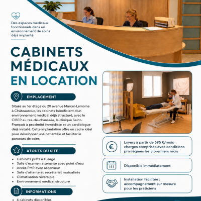 Image(s) de l'annonce Cabinets médicaux clef en main sur Châteauroux