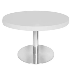 Table basse ronde Diamètre 60cm pied inox 25kg