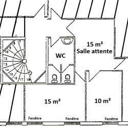 A louer Local Paramédical 10 m² + salle d'attente 15 m² partagée